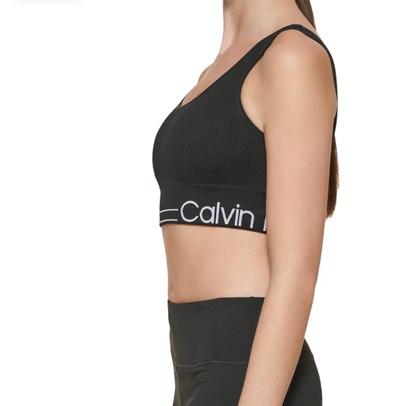 NWT Calvin Klein Performance Women’s Impact Sports Bra with Removable Cups - Picture 3 of 13